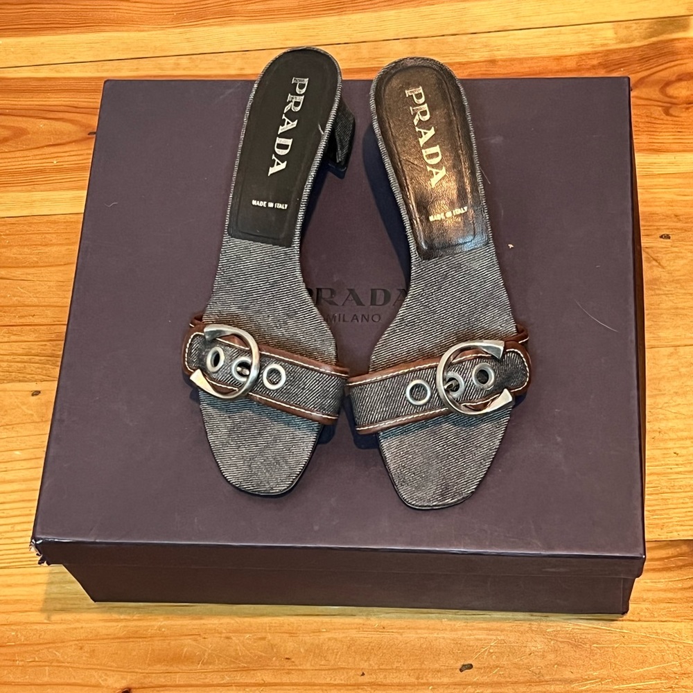 Rafa denim sandals size 40.5